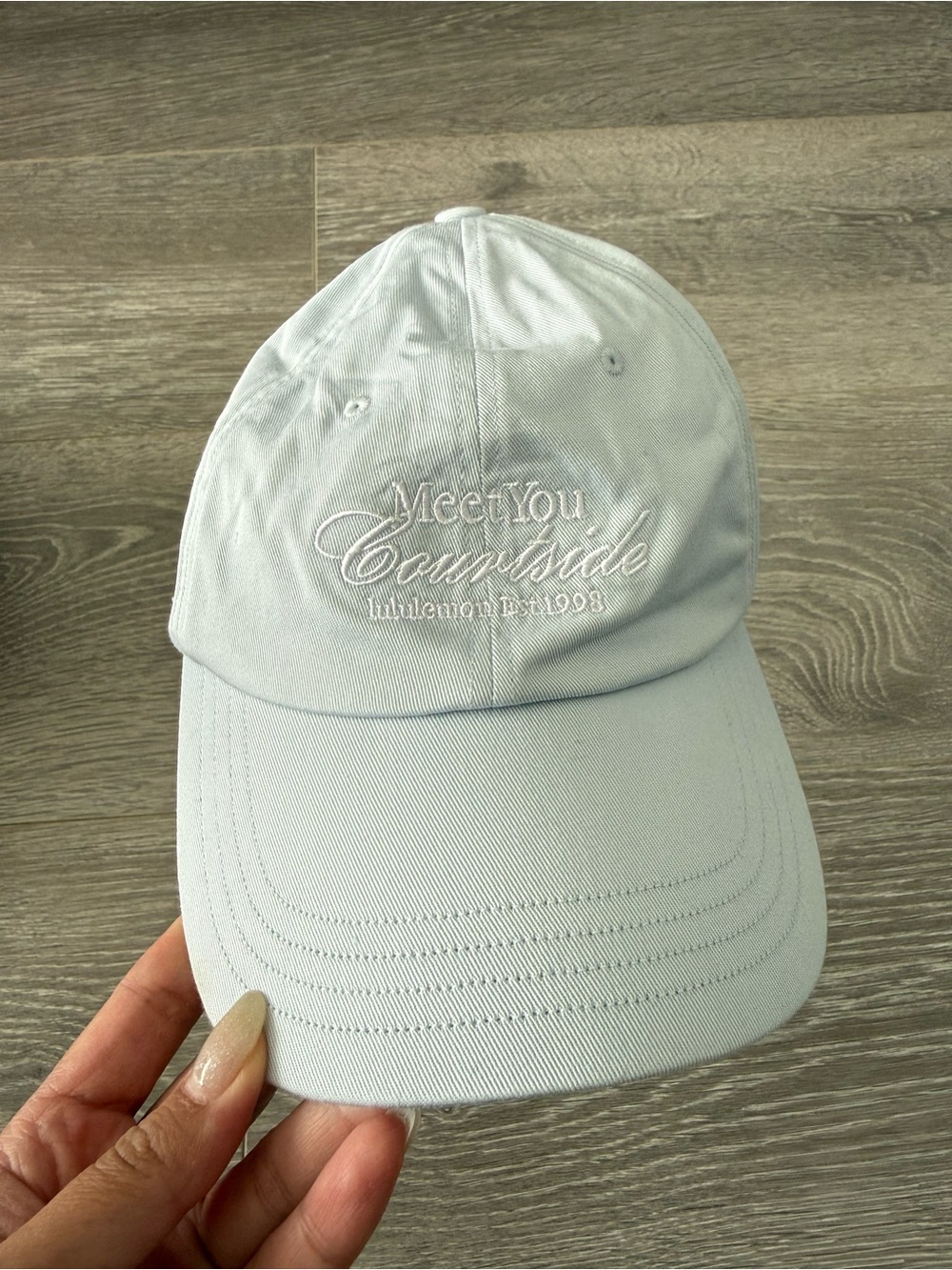Lululemon Meet You Countryside Embroidered Baseball Cap - Light Blue